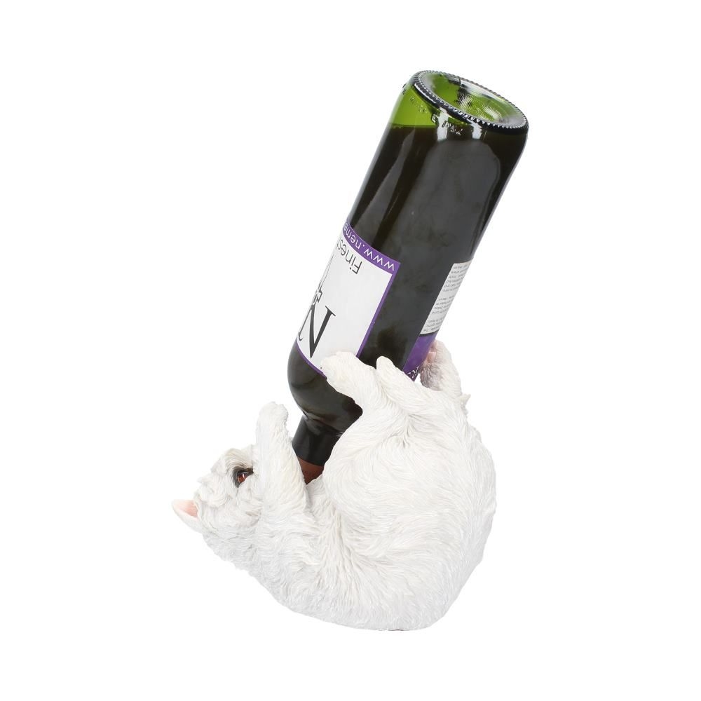 Nemesis Now - Guzzlers - West Highland Terrier 22cm (Wine) bottle holder - White